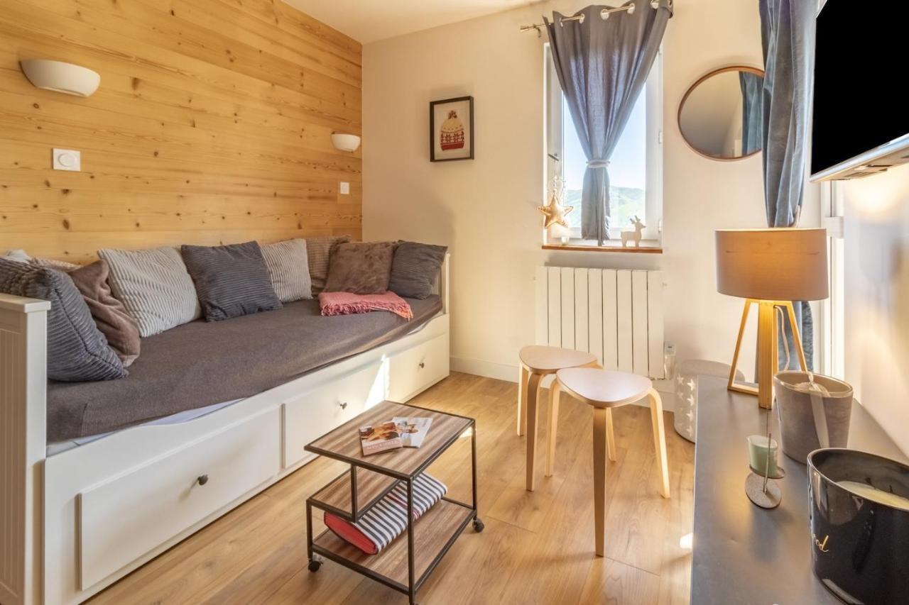 Le cocon ideal pour six personnes avec vue sur les montagnes Génos Extérieur photo