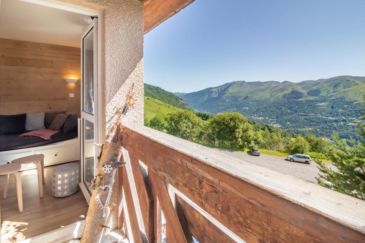 Le cocon ideal pour six personnes avec vue sur les montagnes Génos Extérieur photo