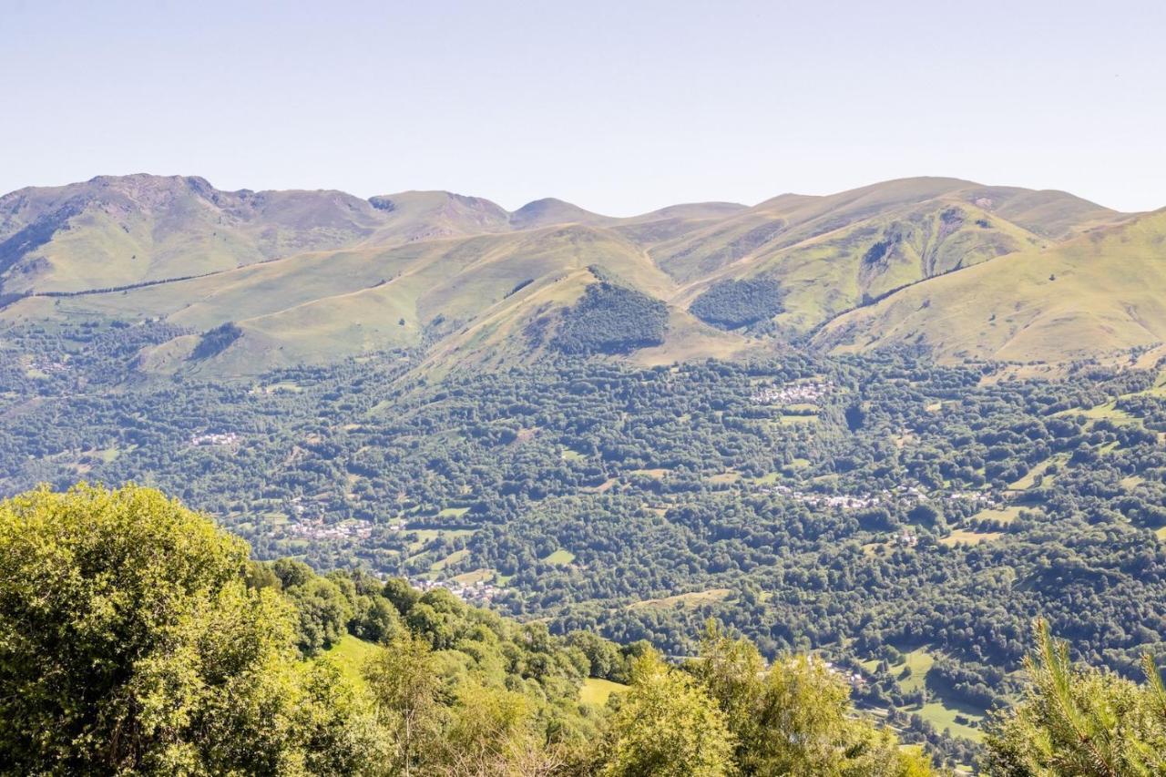 Le cocon ideal pour six personnes avec vue sur les montagnes Génos Extérieur photo