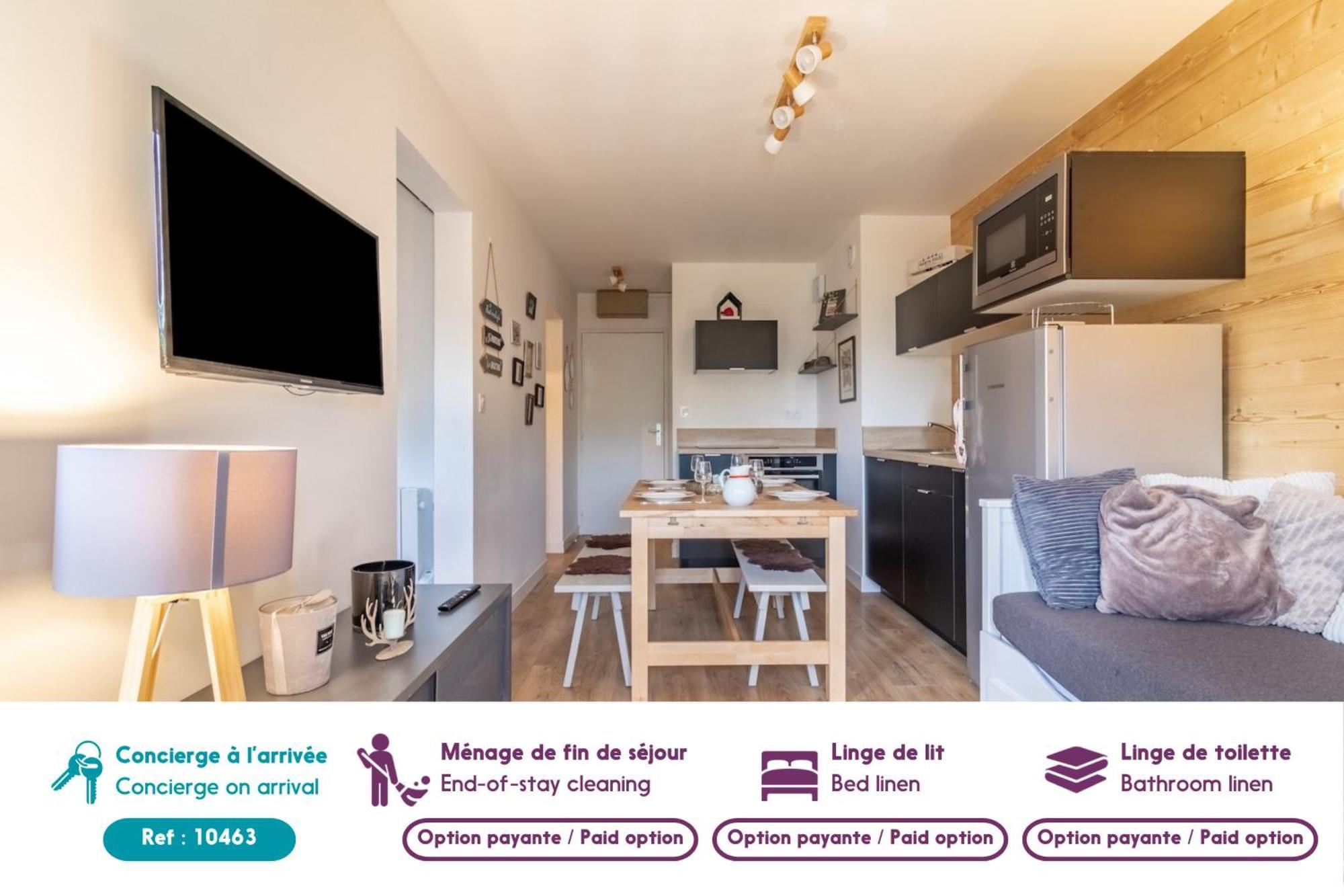 Le cocon ideal pour six personnes avec vue sur les montagnes Génos Extérieur photo